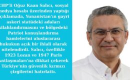 Salıcı’dan Atina’ya “Hukuk” Uyarısı: “Oldubittiyle Alınacak Yol Yoktur”