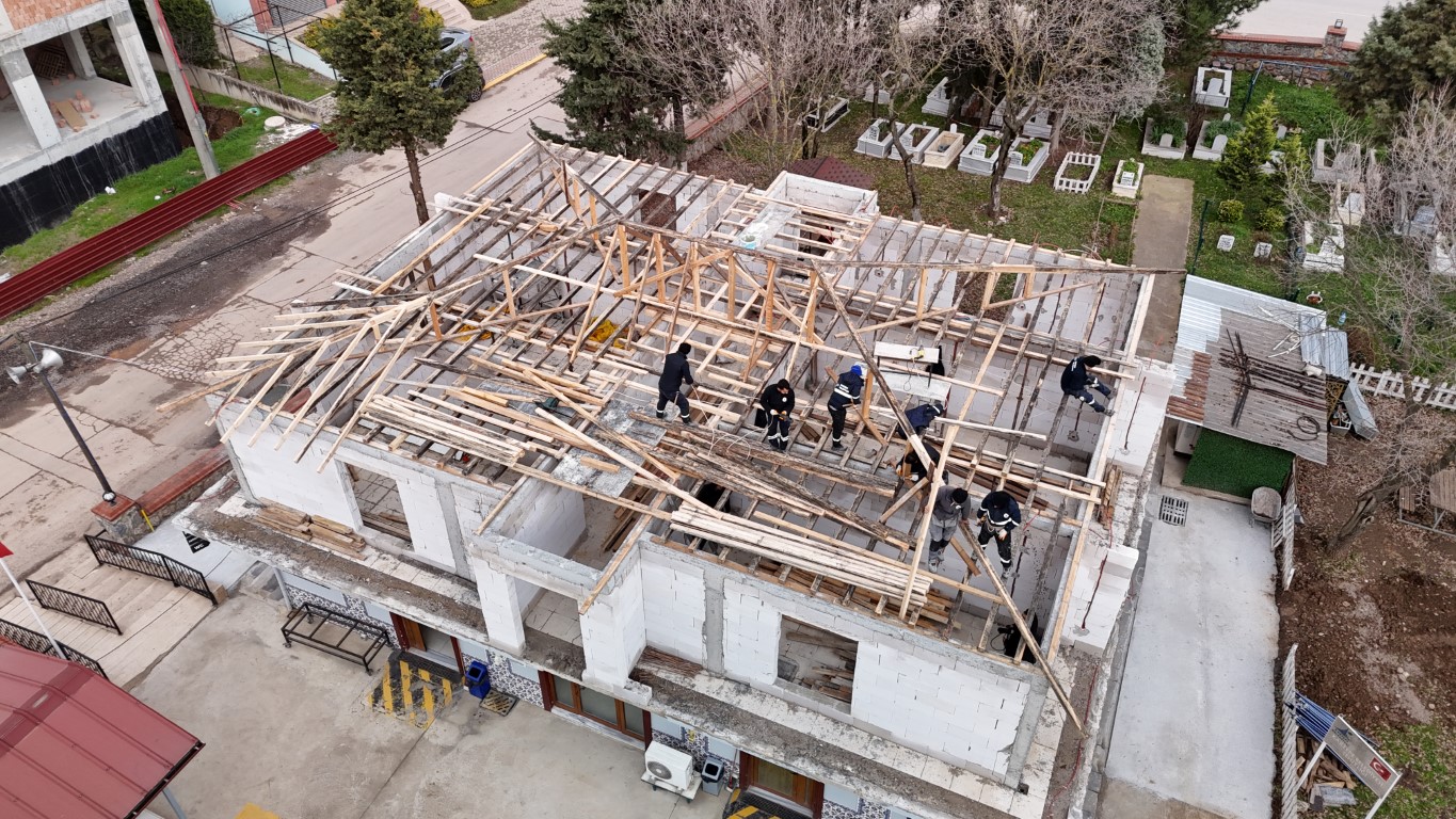 Cenaze Hizmetleri Binası Yenileniyor