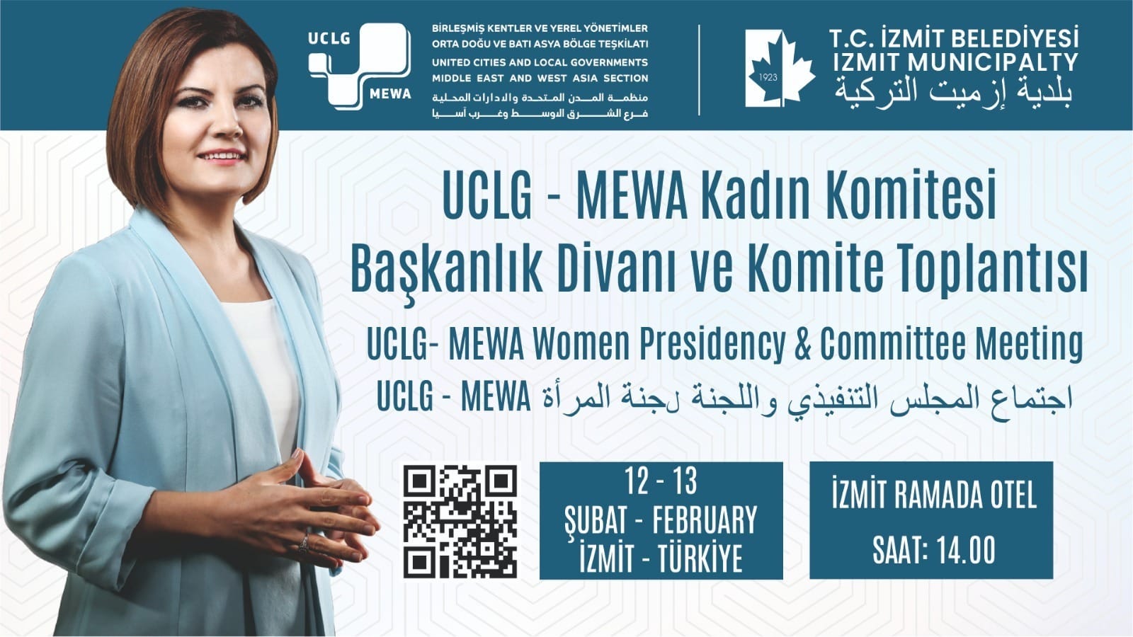 UCLG-MEWA Kadın Komitesi ilk toplantısını İzmit’te gerçekleştiriyor