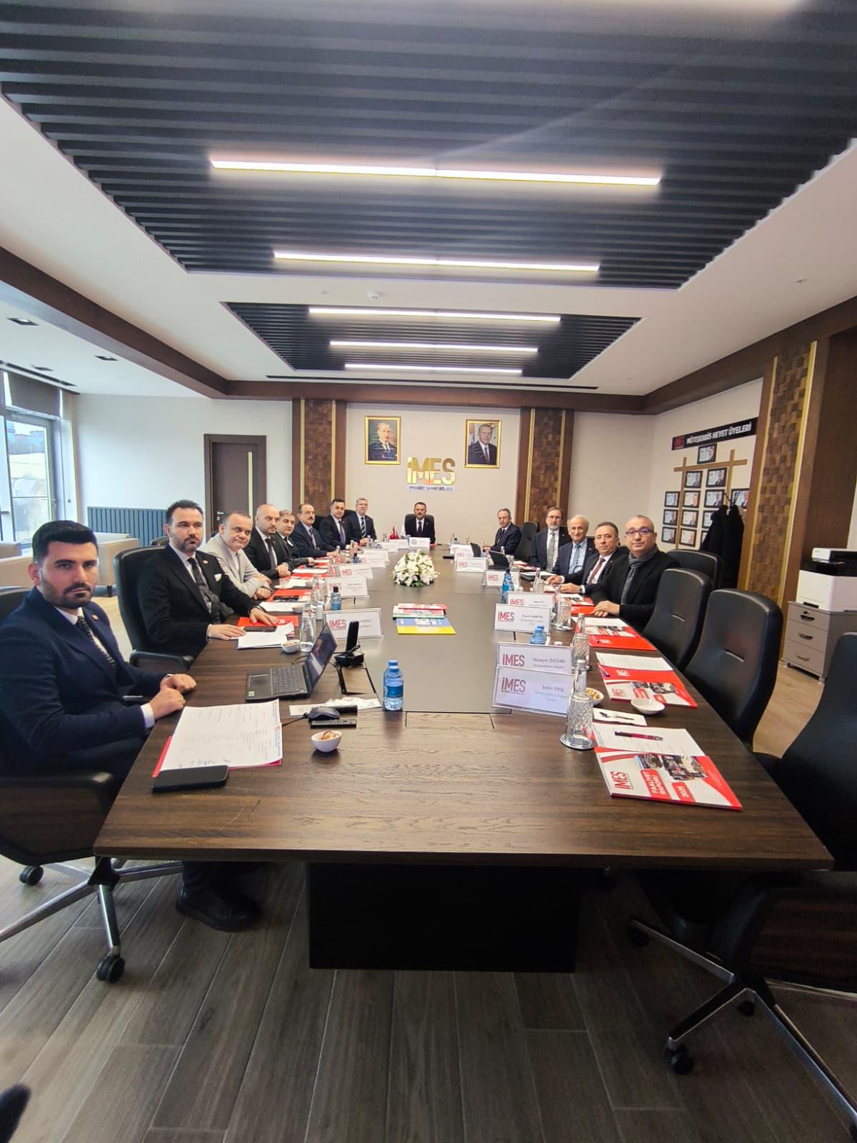 MES OSB Müteşebbis Heyet Toplantısı Vali İlhami Aktaş Başkanlığında Gerçekleşti