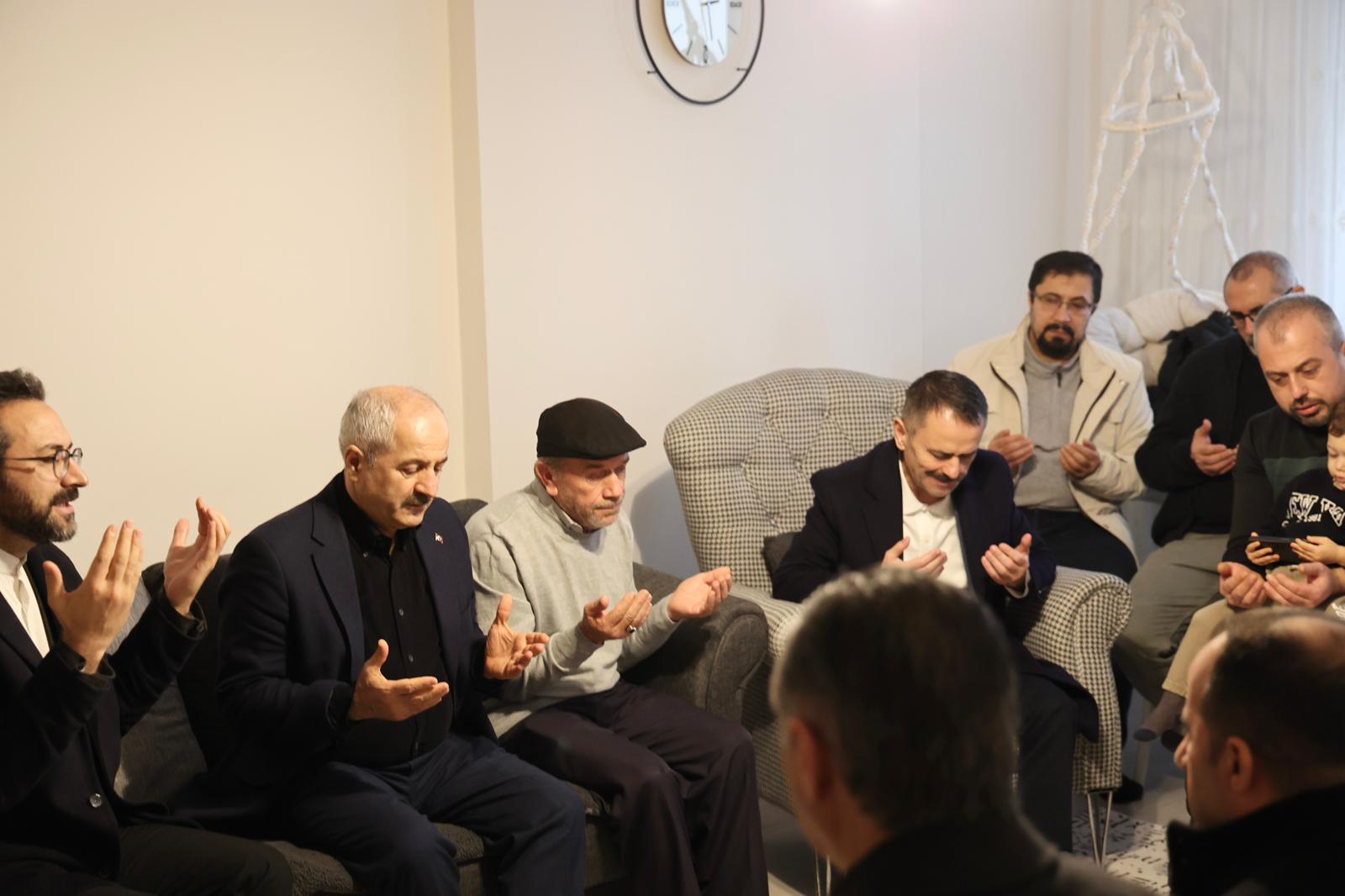 ACILI AİLEYE VALİ AKTAŞDAN TAZİYE ZİYARETİ