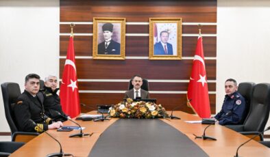 Vali İlhami Aktaş, İçişleri Bakanımız Sayın Mustafa Çiftçi Başkanlığında VKS Üzerinden  Gerçekleştirilen Toplantıya Katıldı