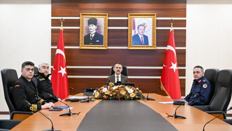 Vali İlhami Aktaş, İçişleri Bakanımız Sayın Mustafa Çiftçi Başkanlığında VKS Üzerinden  Gerçekleştirilen Toplantıya Katıldı