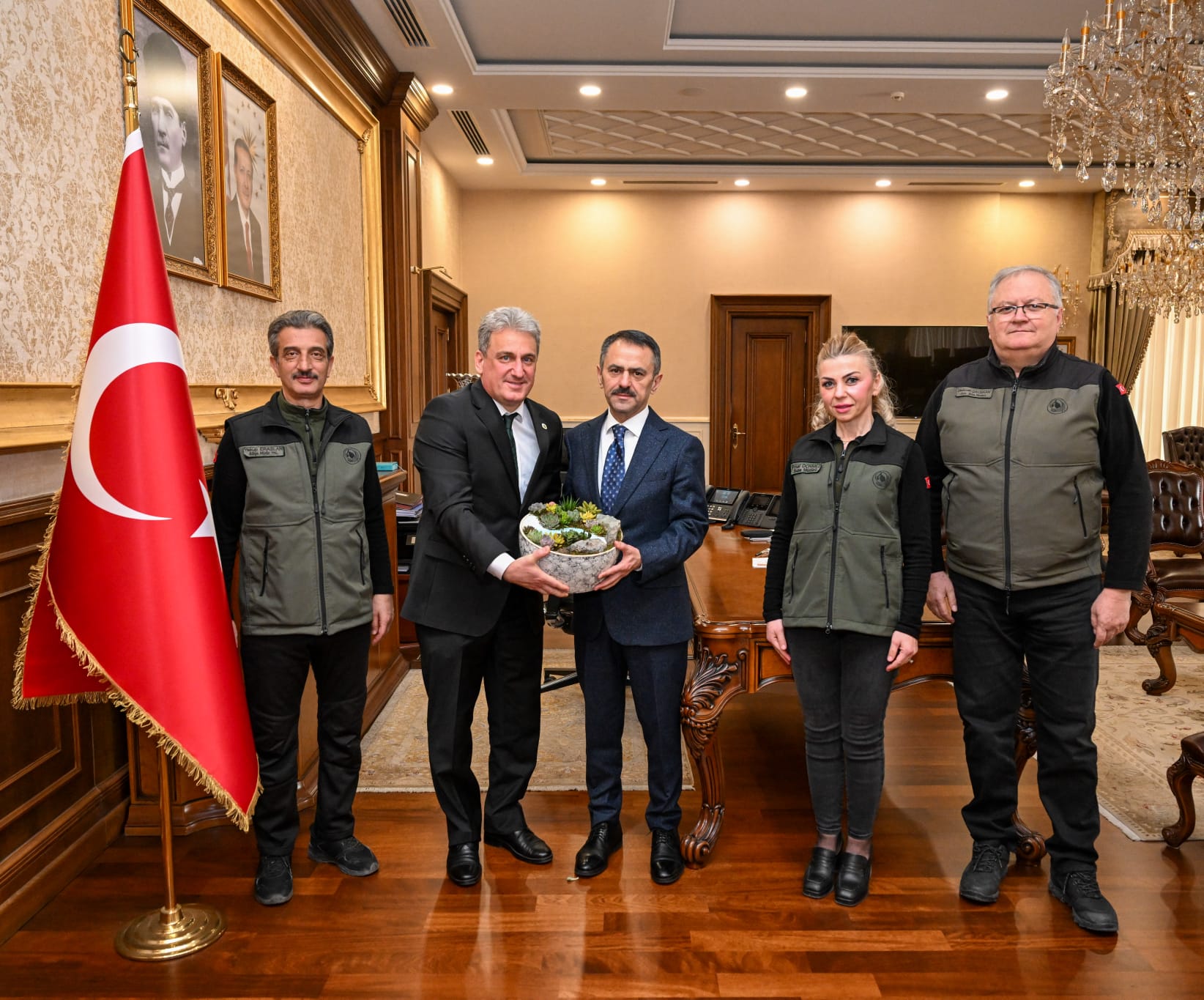 Sakarya Orman Bölge Müdürlüğünden Vali İlhami Aktaşı  Ziyaret Etti