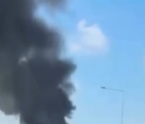 Yıldız Demir Çelik Haddehane Yapılması  Planlanan Alanın Yanında Fabrikada Korkutan Yangın