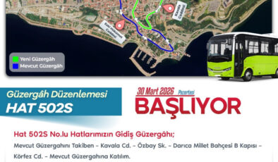 YENİ GÜZERGÂH PLANLAMASIYLA KOLAY ULAŞIM