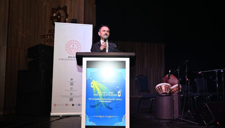 Kocaeli’de 1500. Yıl Gururu: Mevlid-i Nebi Programı Göz Kamaştırdı