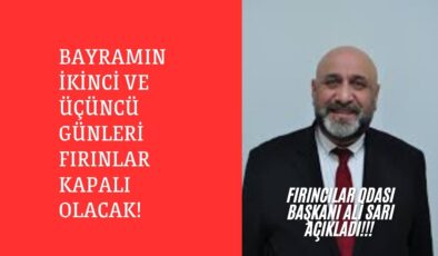 Kocaeli’de Bayramda Fırınların Çalışma düzeni açıklandı