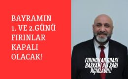 Kocaeli’de Bayramda Fırınların Çalışma düzeni açıklandı