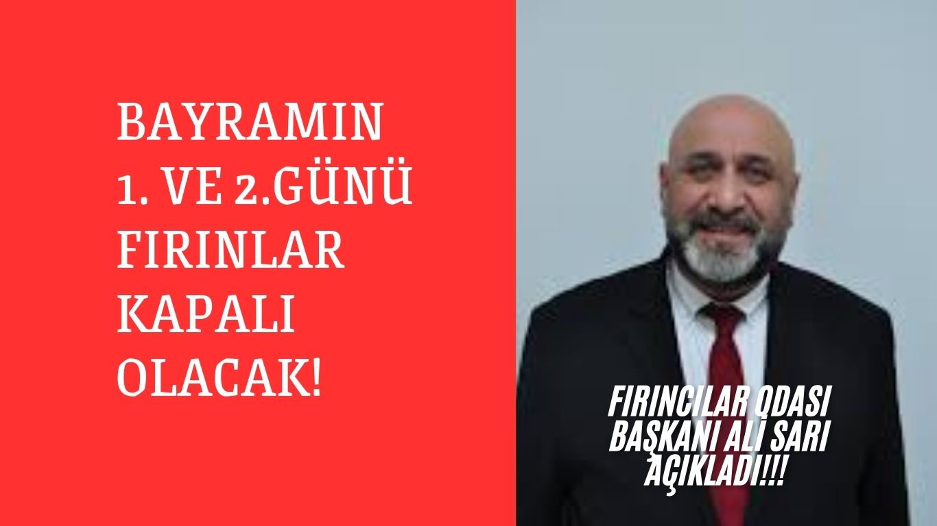 Kocaeli’de Bayramda Fırınların Çalışma düzeni açıklandı