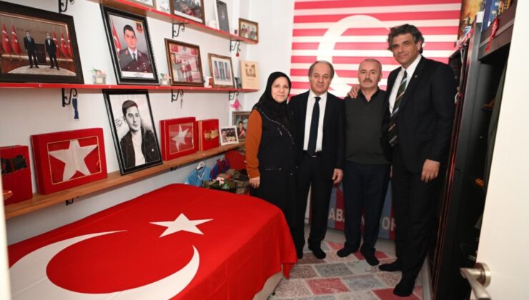 Başkan Kocaman Ve Kaymakam Öztürk’ten Şehit Ailelerine Anlamlı Ziyaret