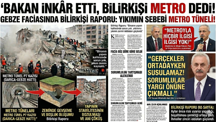 Bakan’ın “İlgisi Yok” Dediği Binayı Metro Yıkmış!