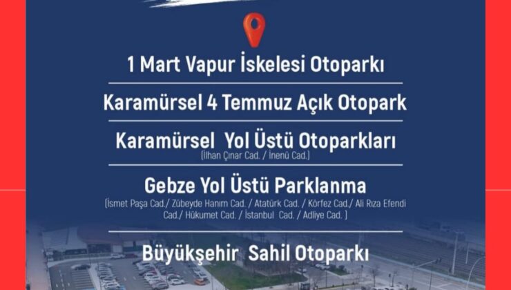 Otobüs, Tramvay ve Deniz Ulaşımı 3 Gün Ücretsiz