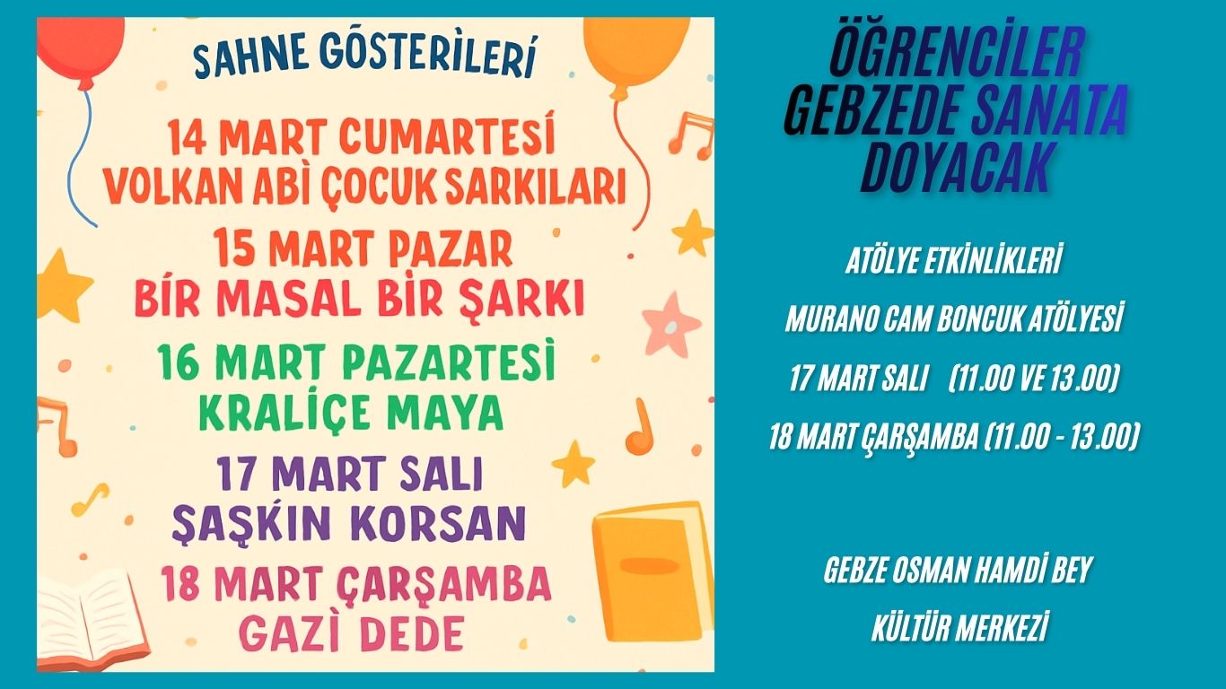 Gebzede Öğrenciler İçin Eğlenceli Geçecek