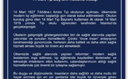 Vali Aktaş!ın14 Mart Tıp Bayramı Kutlama Mesajı