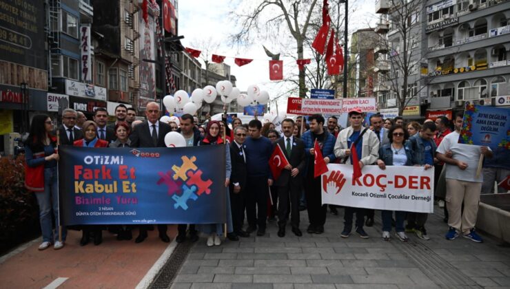 Kocaeli’de Otizme Karşı Tek Yürek: Farkındalık Yürüyüşü Düzenlendi