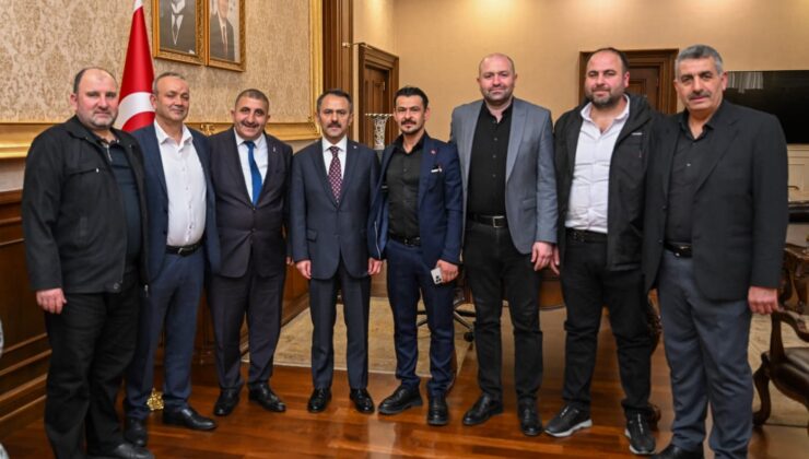 Pazarcılar Odası’ndan Vali Aktaş’a “Yeni Dönem” Ziyareti