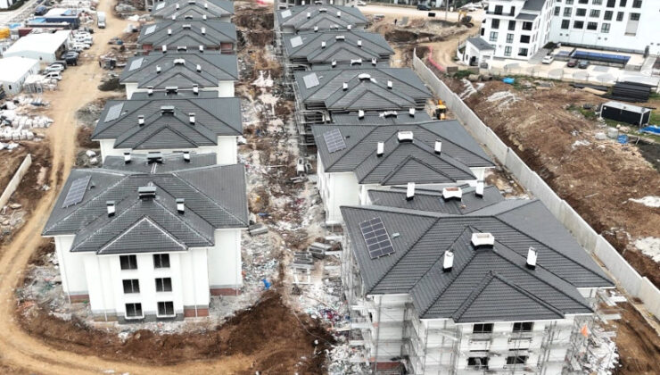 Kartepe Kent Konut Evleri’nde Kaba İnşaat Gözle Görülür Oldu