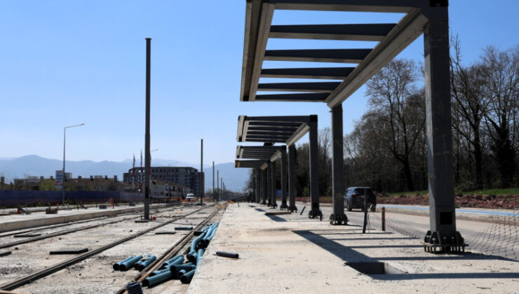 Kartepe Tramvay Hattı’nda duraklar ortaya çıktı