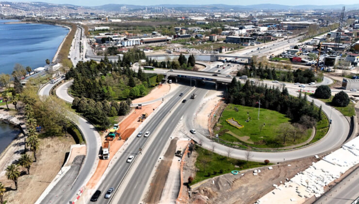 İzmit sahil bağlantı kolu trafiğe kapatılıyor