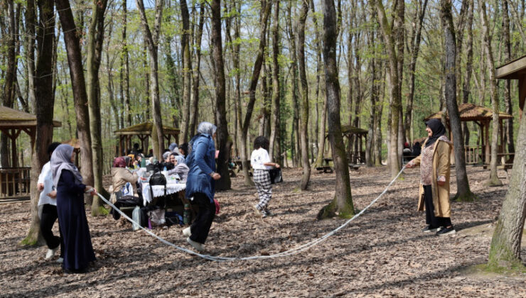 Baharın en güzel hali Ormanya’da yaşanıyor