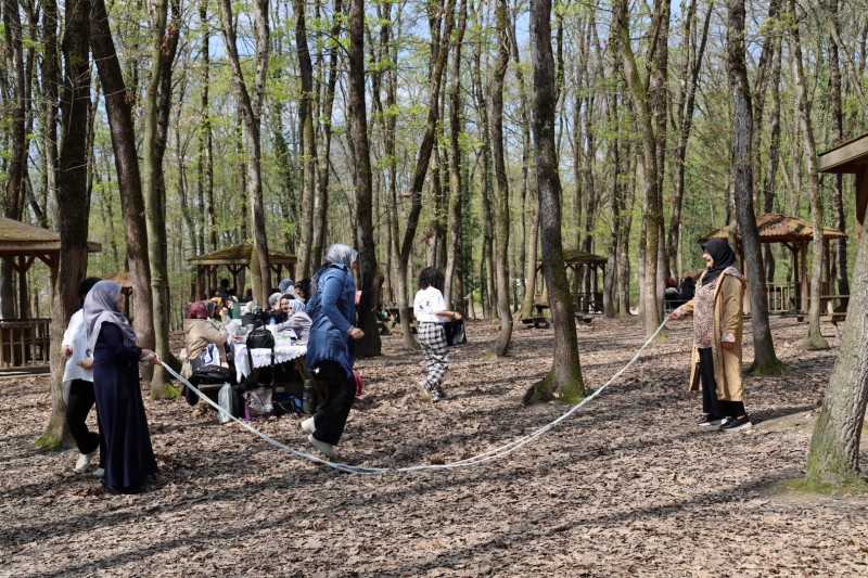 Baharın en güzel hali Ormanya’da yaşanıyor