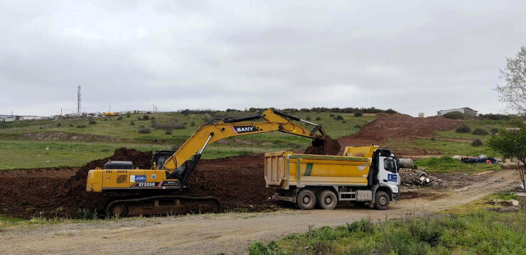 AĞIR VASITALAR İÇİN 1500 METRELİK YENİ İMAR YOLU