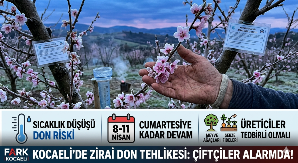 ZİRAİ DON' A KARŞI METEROLOJİ UYARDI.
