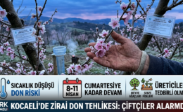 KOCAELİ İÇİN KRİTİK UYARI: ZİRAİ DON VE BUZLANMA GELİYOR!