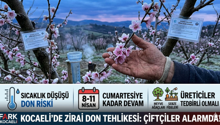 KOCAELİ İÇİN KRİTİK UYARI: ZİRAİ DON VE BUZLANMA GELİYOR!