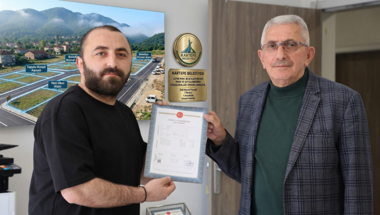 Kartepe’de Mülkiyet Sorunları Tarih Oluyor: Yeni Tapular Dağıtılmaya Başlandı!