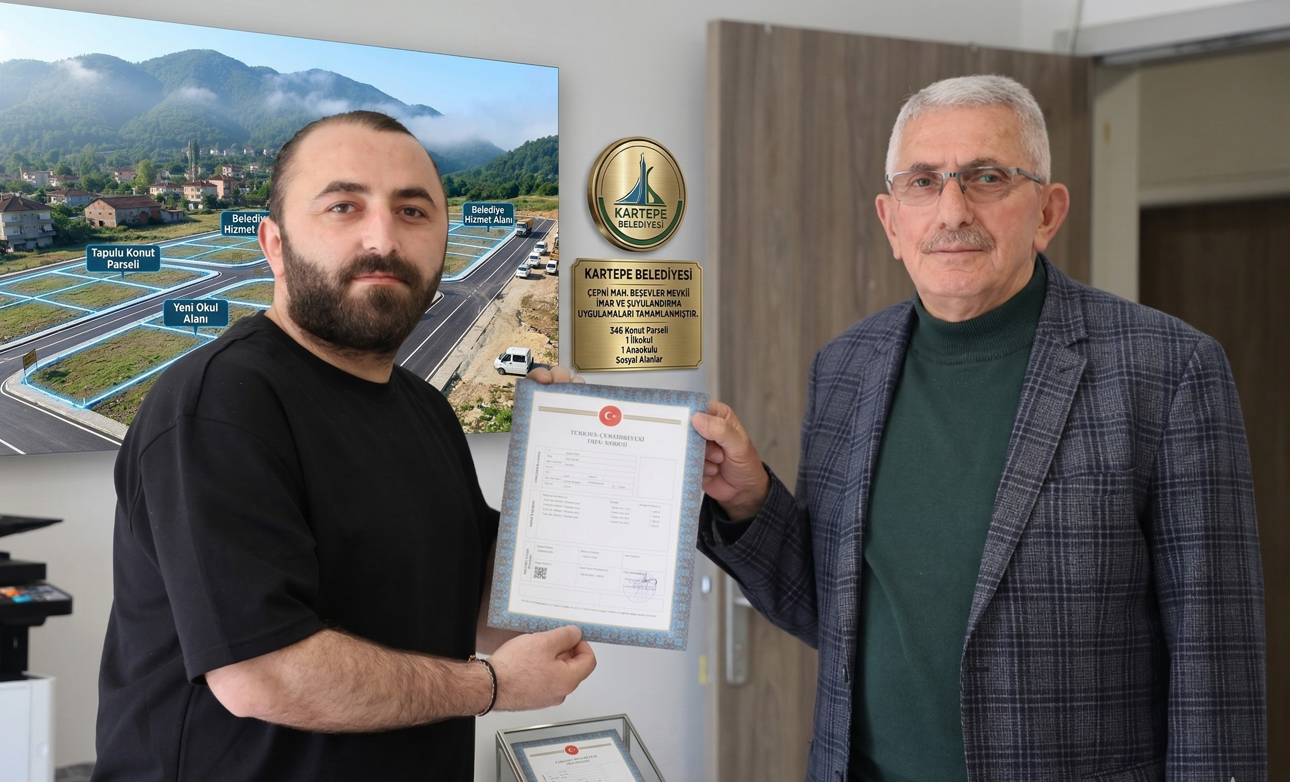 Kartepe’de Mülkiyet Sorunları Tarih Oluyor: Yeni Tapular Dağıtılmaya Başlandı!