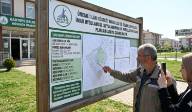 Kartepe Köseköy’de İmar Uygulaması Askıya Çıktı! (Mart-Nisan 2026)