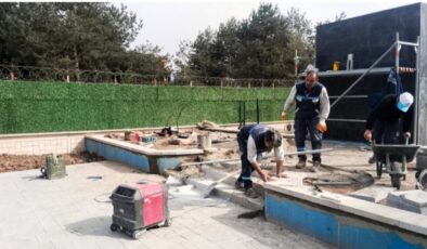 Büyükşehir Ekipleri Sahil Şeridinde Bakım ve Onarım Çalışmalarını Sürdürüyor.