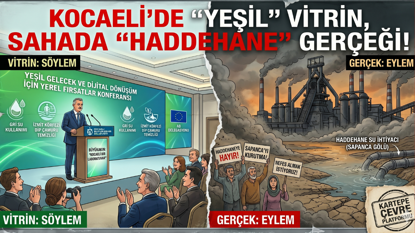 KOCAELİ’DE “YEŞİL” VİTRİN, SAHADA “HADDEHANE” GERÇEĞİ!