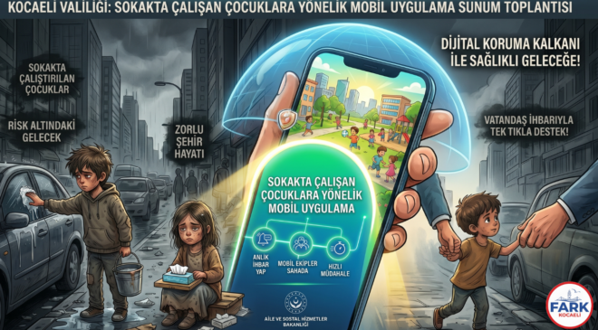 Kocaeli’de Sokaktaki Çocuklar İçin Dijital Koruma Kalkanı: Yeni Mobil Uygulama Tanıtıldı
