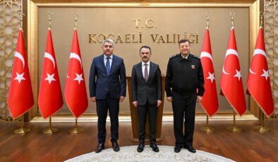 Yalova Güvenlik Bürokrasisinden Vali Aktaş’a Nezaket Ziyareti