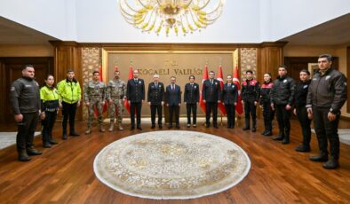 POLİS TEŞKİLATI’NDAN VALİ AKTAŞ’A ANLAMLI ZİYARET