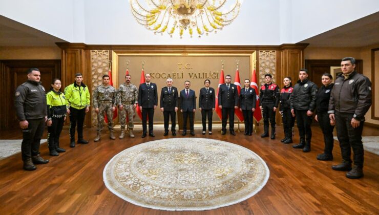 POLİS TEŞKİLATI’NDAN VALİ AKTAŞ’A ANLAMLI ZİYARET