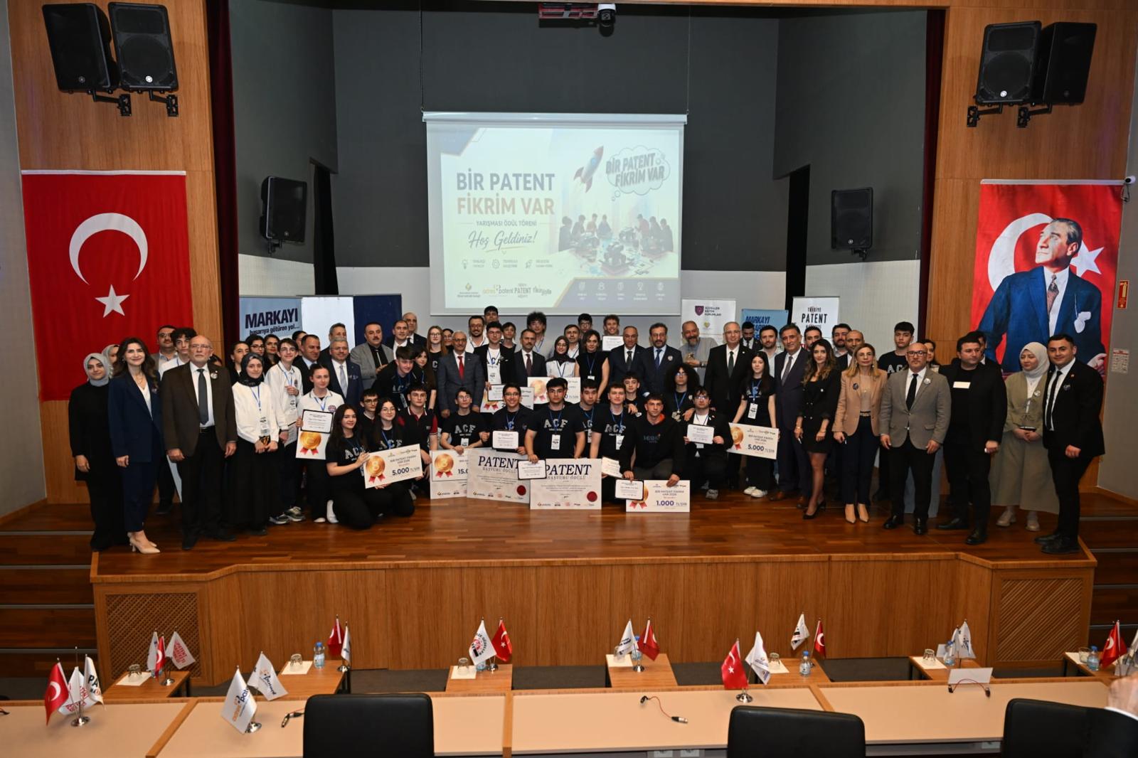 Genç Mucitler Gebze’de Ödüllendirildi: “Bir Patent Fikrim Var”