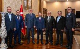 Vali İlhami Aktaş, Abhaz Dernekleri Federasyonu Heyetini Kabul Etti