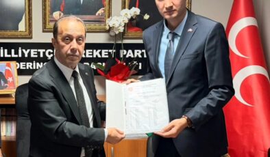 MHP DERİNCE’DE YENİ DÖNEM: AV. METEHAN ULUMAN YETKİ BELGESİNİ ALDI!