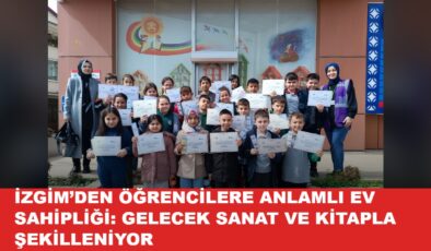 İZGİMDEN ÖĞRENCİLERE ANLAMLI EV SAHİPLİĞİ: GELECEK SANAT VE KİTAPLA ŞEKİLLENİYOR