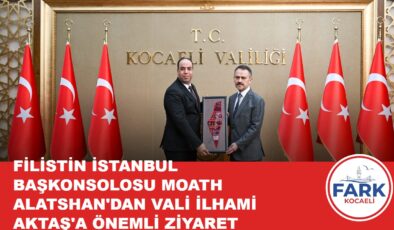 FİLİSTİN İSTANBUL BAŞKONSOLOSU MOATH ALATSHAN’DAN VALİ İLHAMİ AKTAŞ’A ÖNEMLİ ZİYARET