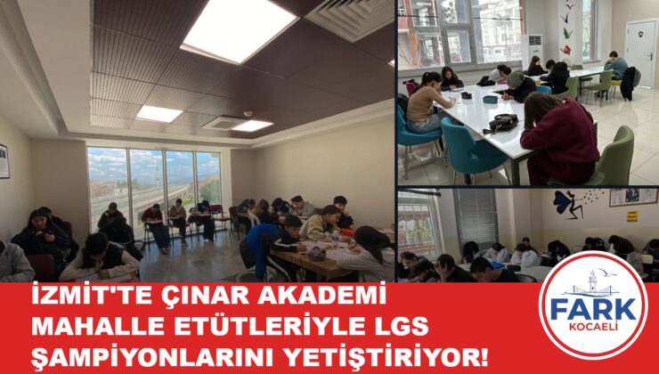 Çınar Akademi Mahalle Etütleriyle eğitimi güçlendiriyor