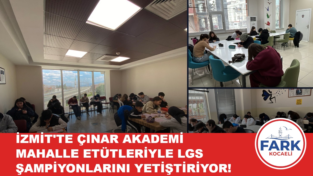 Çınar Akademi Mahalle Etütleriyle eğitimi güçlendiriyor