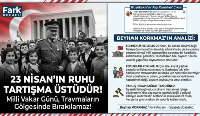 BÜYÜKAKIN’DAN ‘ALGI’ TEPKİSİ: “BAYRAMA GÖLGE DÜŞÜRMEYİN”