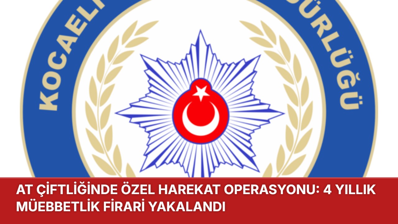 AT ÇİFTLİĞİNDE ÖZEL HAREKAT OPERASYONU: 4 YILLIK MÜEBBETLİK FİRARİ YAKALANDI