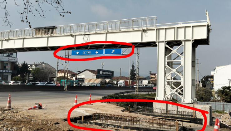 BAŞİSKELE’DE “KÖR” NOKTA TEHLİKESİ: YENİ ÜST GEÇİT TABELALARI KAPATTI!