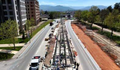 Kartepe Tramvay Hattı’nda İlk İstasyon Tamam